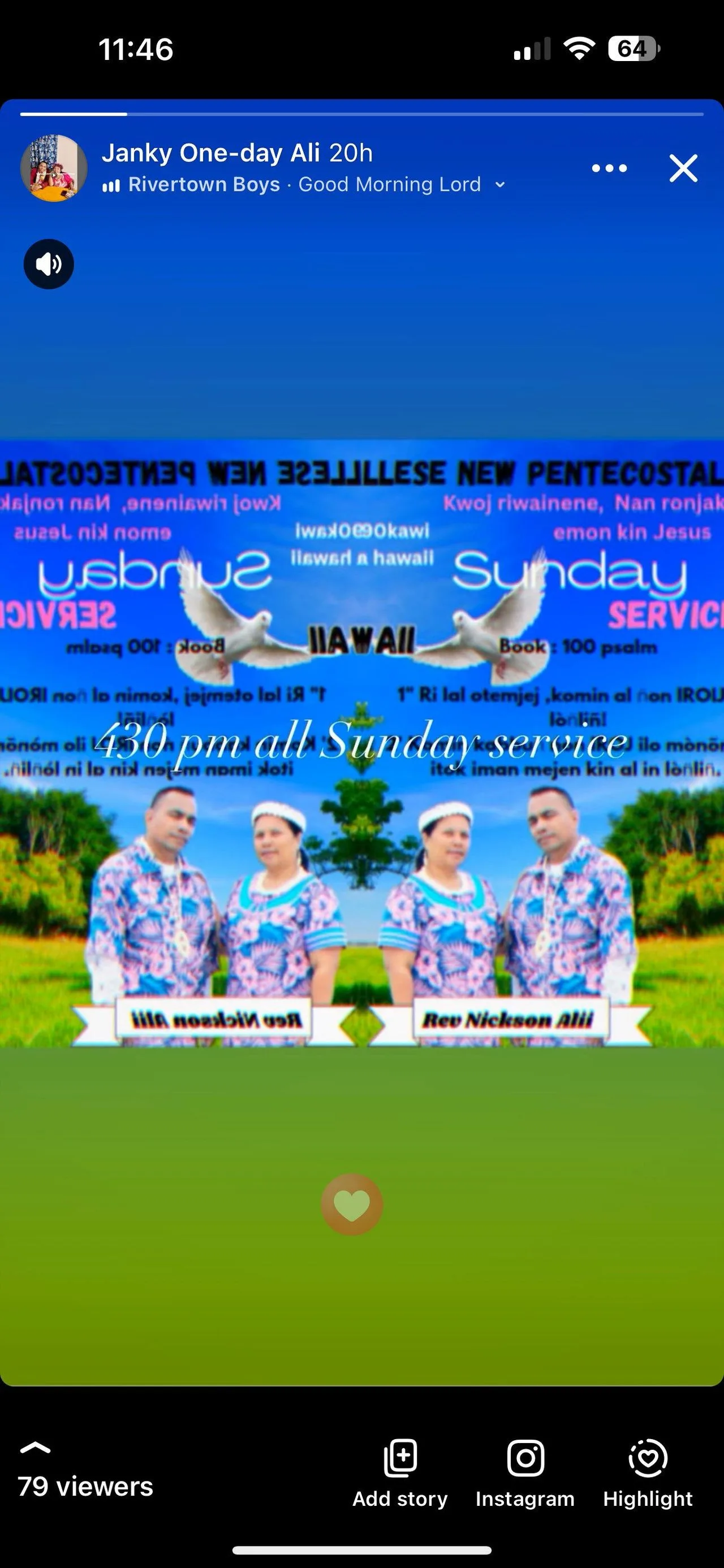 Church gathering