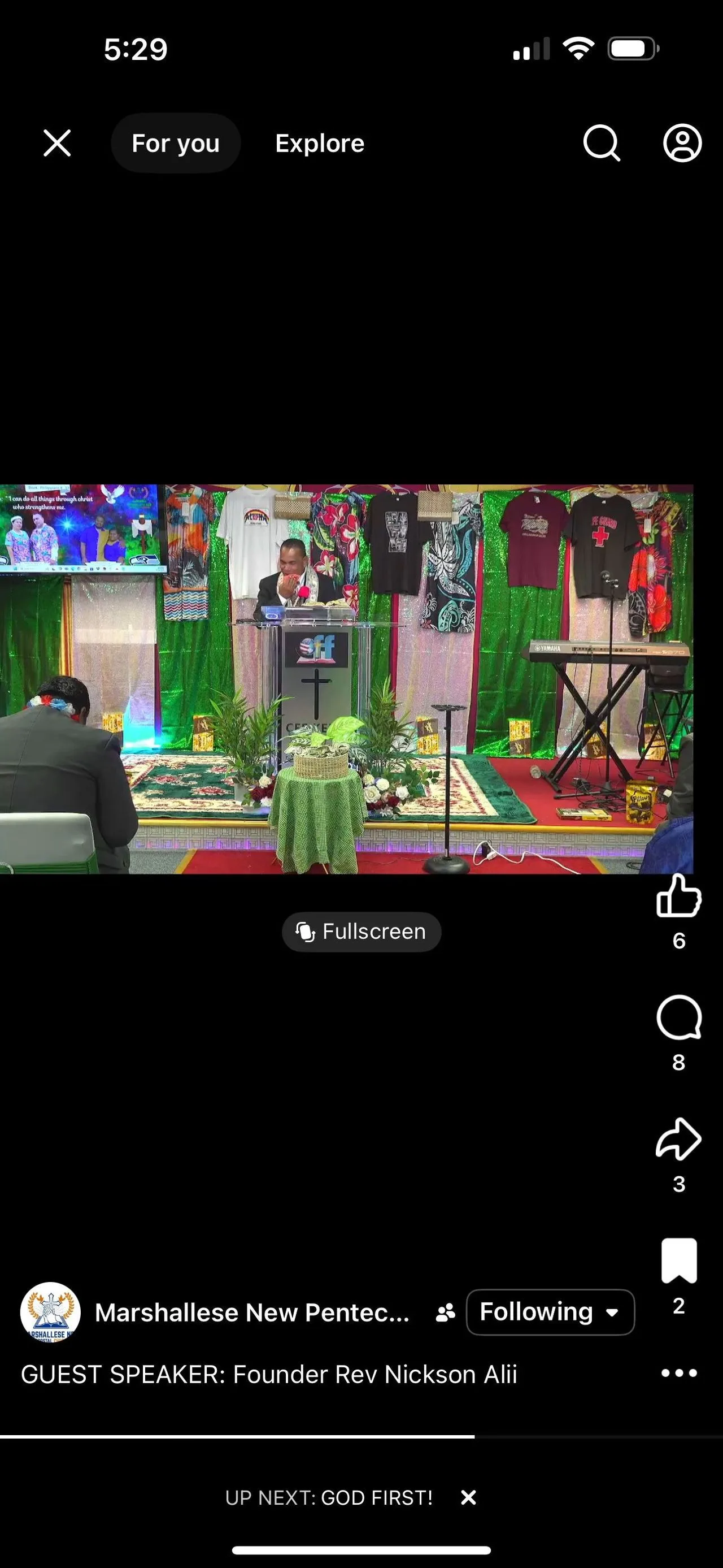 Church gathering